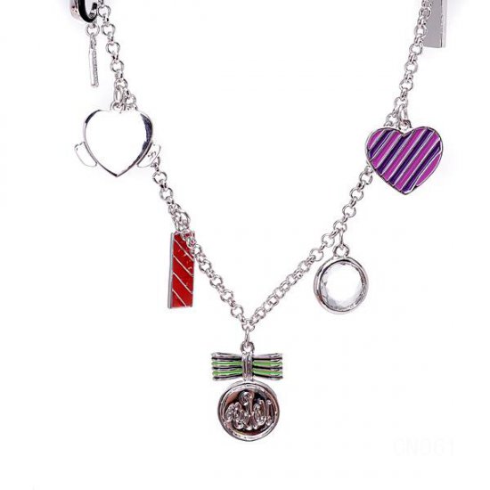 Coach Charm Silver Necklaces CYJ | Women